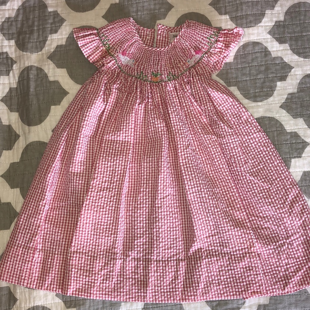 Precious Easter smocked dress